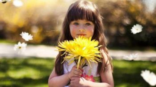 Do children have allergic nose disease (hay fever)?